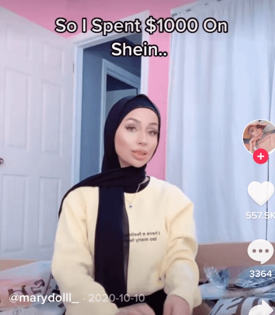 User @marydolll_ shows off a huge Shein haul, racking up 4.9 million views!!😮 