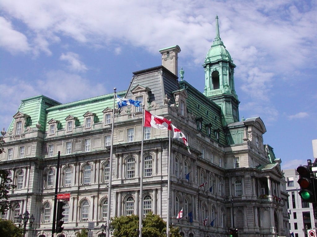 The City Hall of Montreal, Canada