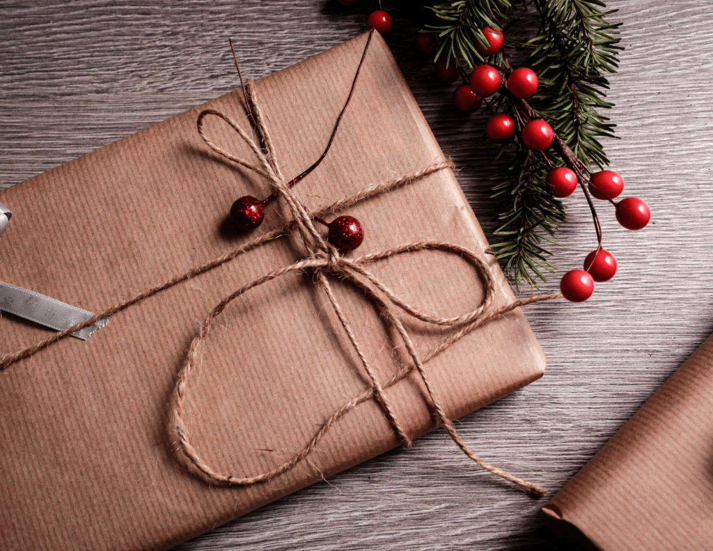 Think of low-waste holiday wrapping options to reduce your environmental burden.