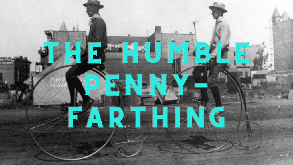 A couple of sweet penny-farthing, a symbol for Sustainably Motivated.